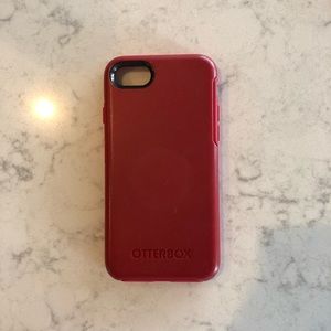 Red otterbox iPhone 7 case